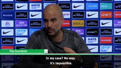 No way I'll manage at 71 like Hodgson - Guardiola