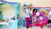 Disney Princesse Frozen Elsa Anna poupées Barbie Chef Uniformes Serveuse Uniformes Miniature Jouet de la Nourriture