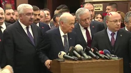 Bahçeli Soruları Yanıtladı