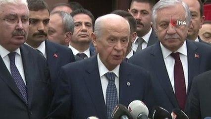 Devlet Bahçeli: "Mazbatayı Stadyuma Taşımak, Taraflar Arasındaki Rekabeti Siyasi Düşmanlığa...