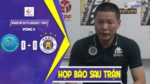 HLV Chu Đình Nghiêm hài lòng dù có đôi chút tiếc nuối với các cơ hội của Samson và Oseni | HANOI FC