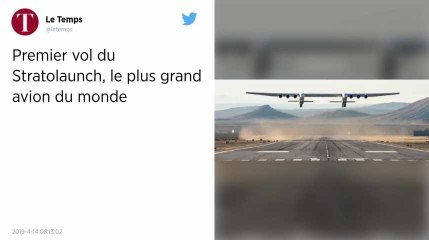 Le Stratolaunch, plus grand avion du monde, a volé pour la première fois aux États-Unis