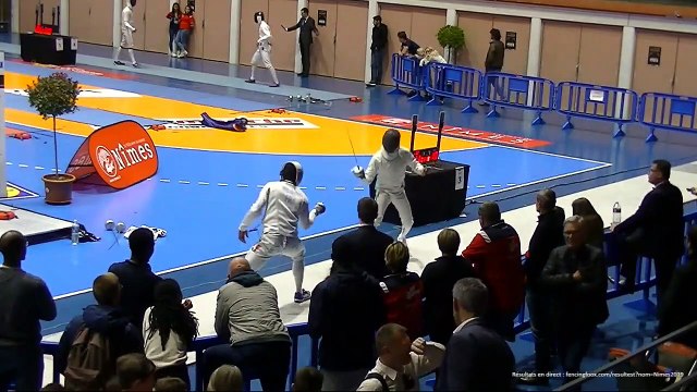 Escrime Nîmes 2019 Circuit National Elite Dimanche 14 Avril Tableau de 8 repêchage