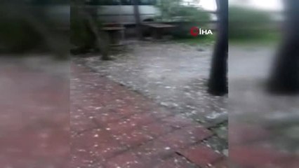 Eskişehir'de Dolu Vatandaşları Hazırlıksız Yakaladı