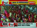 PM Narendra Modi addresses rally in Moradabad: Pakistan will think twice before attacking India