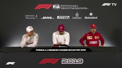 F1 2019 Chinese GP - Post-Race Press Conference