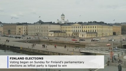 Polling stations open in Finland as leftist party tipped to win