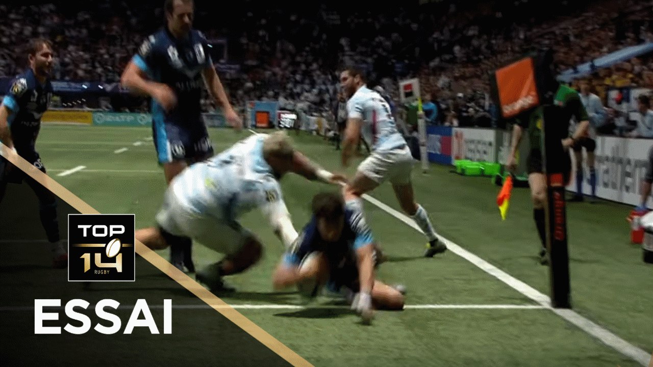 TOP 14 - Essai Jan SERFONTEIN (MHR) - Racing 92 - Montpellier - J22 - Saison 2018/2019