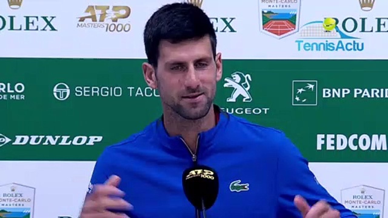 ATP - Monte-Carlo 2019 - Novak Djokovic est che...