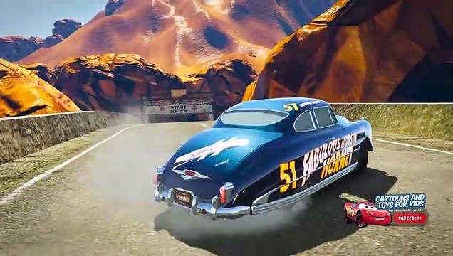 CARS 3 FABULOUS HUDSON HORNET CANYON DRIFT CHALLENGE (Fabulous Lightning Mcqueen)
