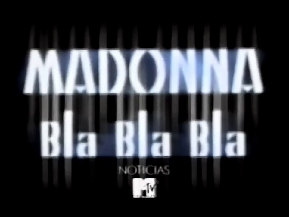 MADONNA/ MTV LATINO'S NOTICIAS SPECIAL INTERVIEW/ BLA BLA BLA/ 1997/ THESHOW 2019