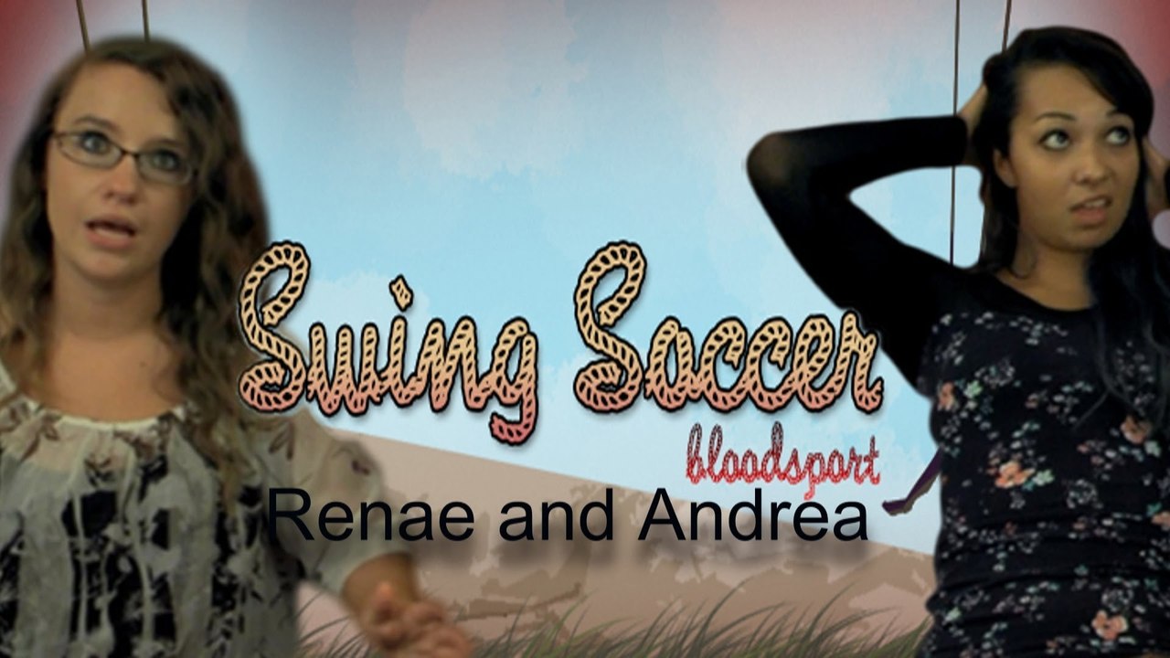 THIS WILL GET BLOODY! - Girls Play Co-Op - Swing Soccer - Renae and Andrea