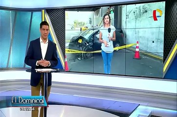 Cercado de Lima: sujeto muere tras chocar auto contra la base de un panel