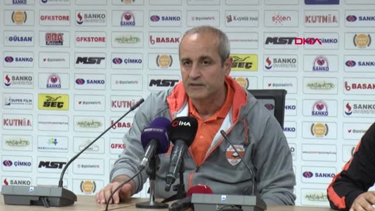 Spor Gazişehir Gaziantep-Adanaspor Maçının Ardından