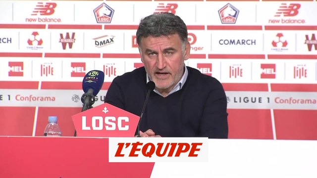 Galtier «Laisser les joueurs savourer» - Foot - L1 - Losc