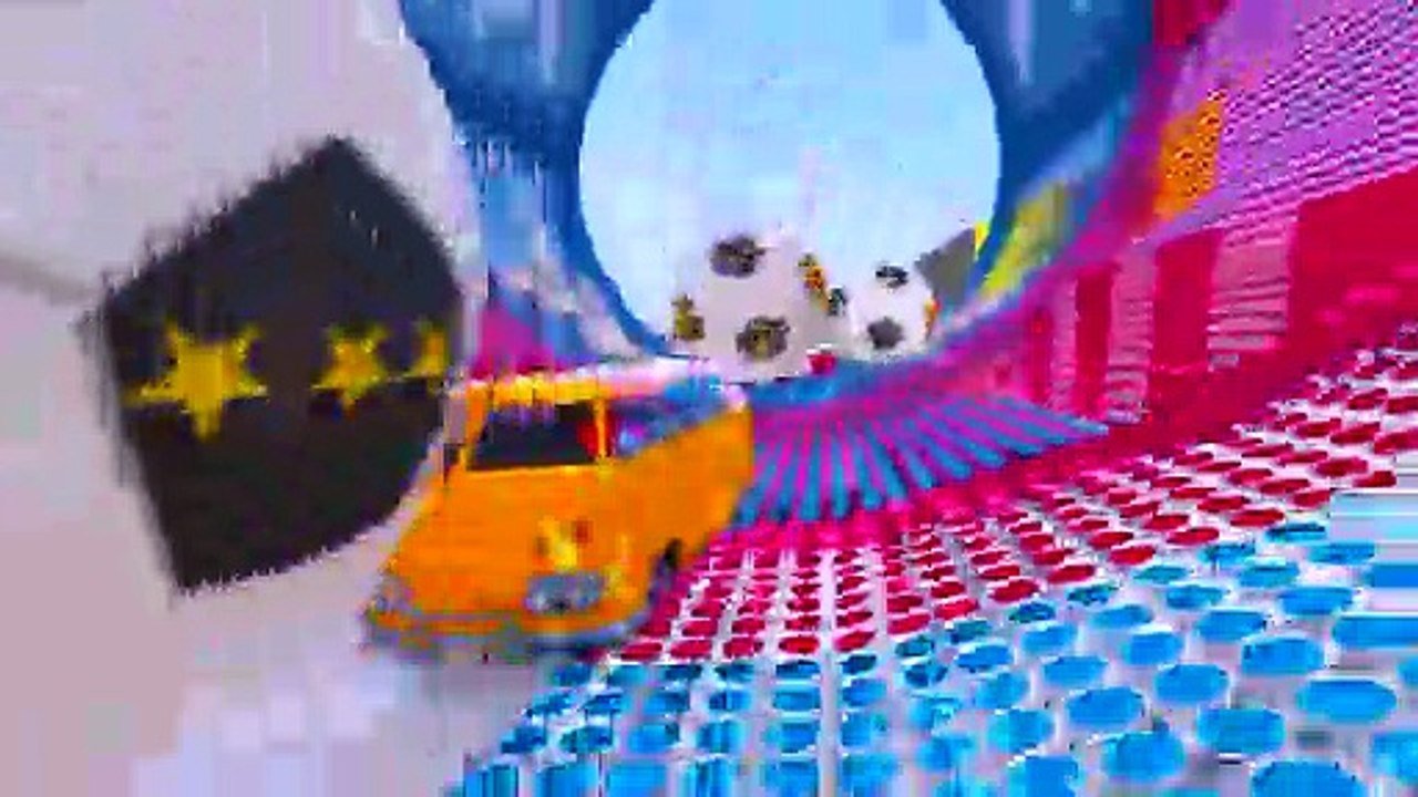 الألوان للأطفال مع الحافلة و سبايدرمان الأبطال الخارقين للأطفال - السيارات 3D الرسوم المتحركة الحضانة القوافي