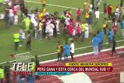 Selección peruana sub-17 derrota a Uruguay por 3 -2 y está cerca del Mundial de Brasil