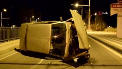 Dayısından İzinsiz Aldığı Araç ile Kaza Yaptı: 1 Yaralı