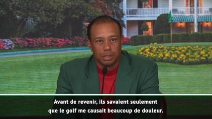 Masters - Woods : "Mes enfants pensaient seulement que le golf me faisait mal"