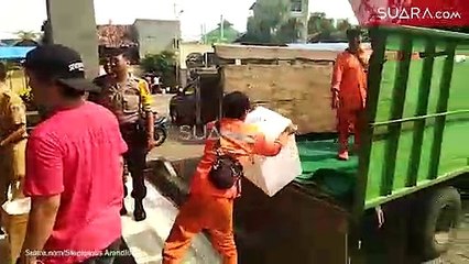 160 Kotak Suara Pemilu Didistribusikan ke TPS di Kelurahan Tambora