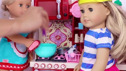 Baby Doll Kitchen & Refrigerator Toys !