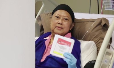 Ibu Ani Mencoblos  di Ruang Perawatan