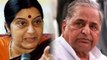 Sushma Swaraj ने Azam Khan पर साधा निशाना,बोलीं भीष्म की तरह मौन ना साधें Mulayam | वनइंड़िया हिंदी