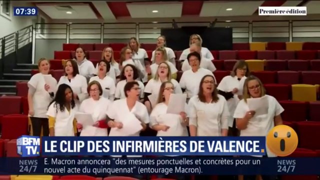 Ces infirmières de Valence chantent leur colère face au manque de moyens et dépasse les 8 millions de vues