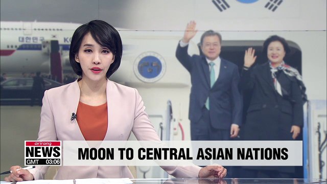 President Moon prepares for state visits to three Central Asian nations for 8 days starting 16th