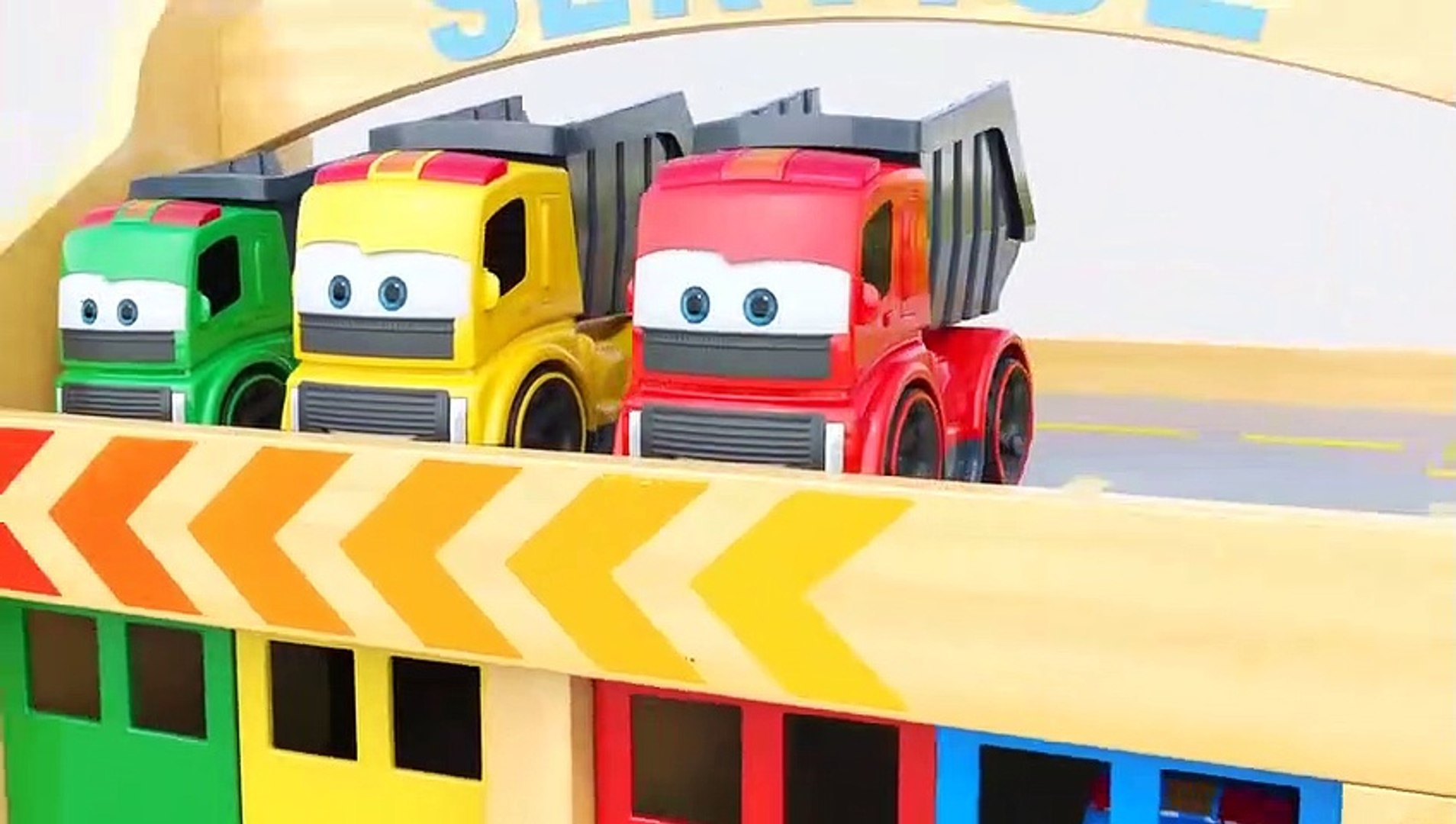 ⁣Fire Truck - 3D Vechicles Disassembly for Kids | Parts for Children Toddlers