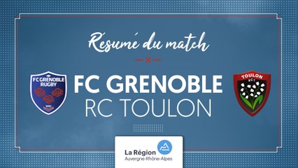 Grenoble - Toulon U16 : le résumé vidéo