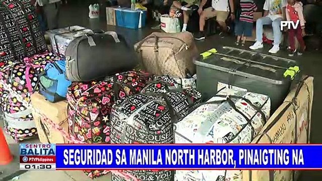 Seguridad sa Manila North Harbor, pinaigting na