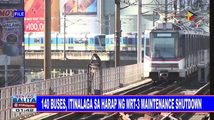 Download Video: 140 buses, itinalaga sa harap ng MRT-3 maintenance shutdown