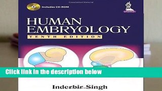 [NEW RELEASES]  Human Embryology by Inderbir Singh