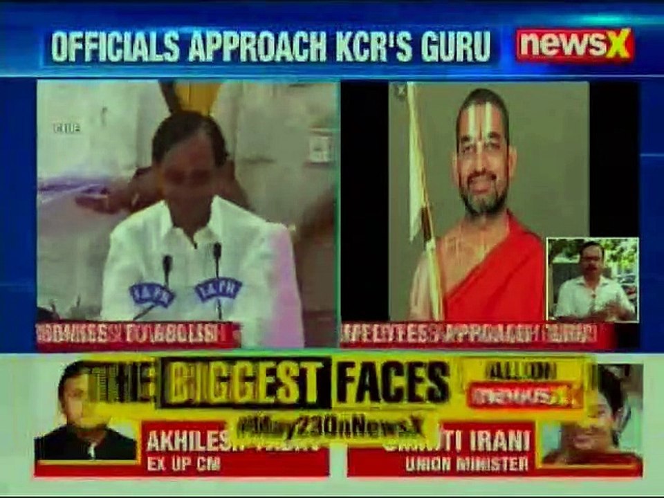 K Chandrashekar Rao vs Telangana revenue department, employees met KCR's guru Chinna Jeeyar Swamy