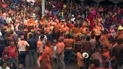 Drums, dance and colour mark Nepalese New Year