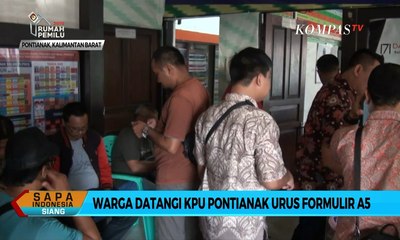 Sudah Ditutup, Warga Masih Datangi KPU Pontianak Untuk Urus Formulir A5