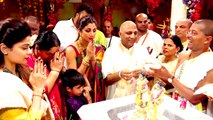 Shilpa Shetty Celebrates Ram Navami With Son Viaan At ISKCON Temple