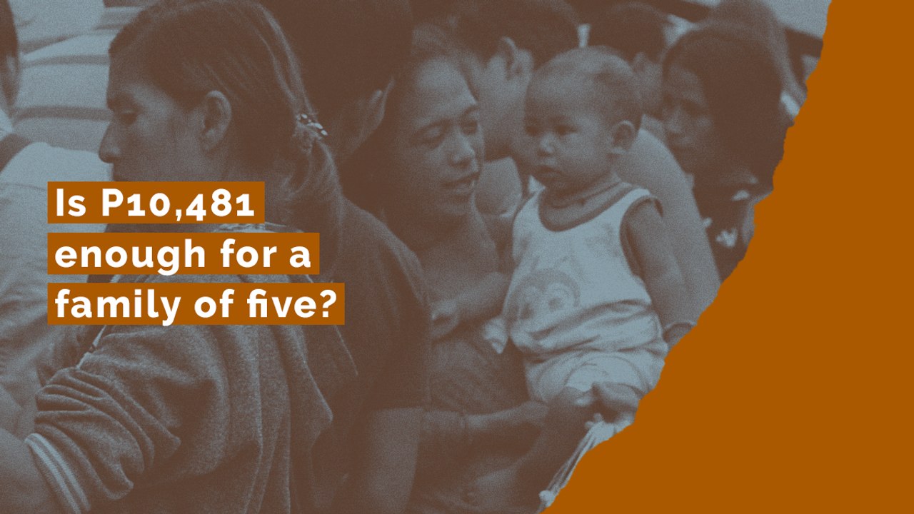 Is P10,481 enough for a family of five?