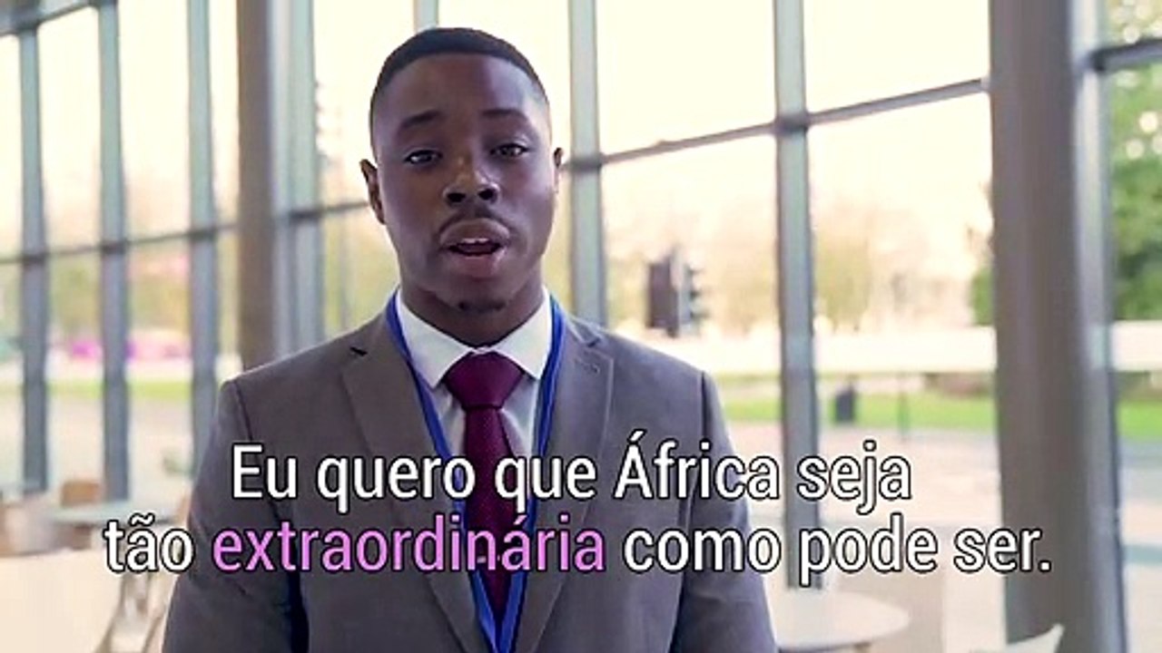 Estudantes na Univ. de Warwick partilham a sua visão para África  Sharing by Isabel dos Santos