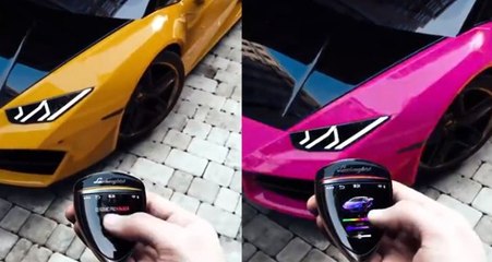 Lamborghini'den Yepyeni Bir Özellik! Otomobiller Tek Tuşla Renk Değiştirecek