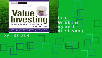 [GIFT IDEAS] Value Investing: From Graham to Buffett and Beyond (Wiley Finance Editions) by Bruce