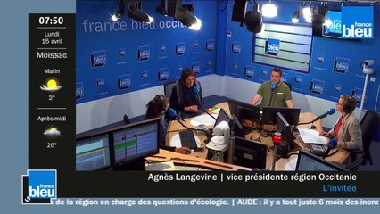 Agnès Langevine, vice présidente de la région, répond aux opposants aux éoliennes en Occitanie