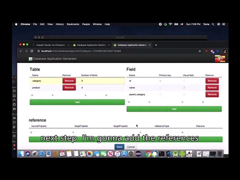 GeneratorApp creating Master Detail Android UI with Room And Kotlin