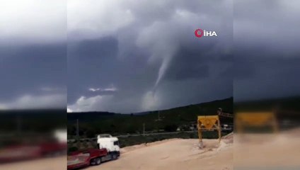 Çeşme’de hortum paniği