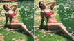 Jennifer Winget sets the temperature high in red bikini: Check Out Here | FilmiBeat