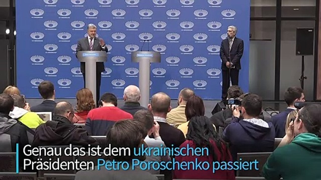 Poroschenko allein beim TV-Duell