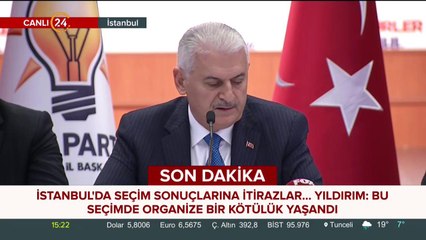 Binali Yıldırım konuşuyor