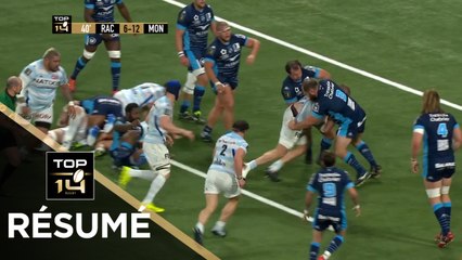TOP 14 - Résumé Racing 92-Montpellier: 26-25 - J22 - Saison 2018/2019