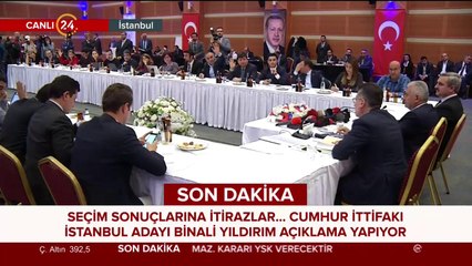 Binali Yıldırım konuşuyor